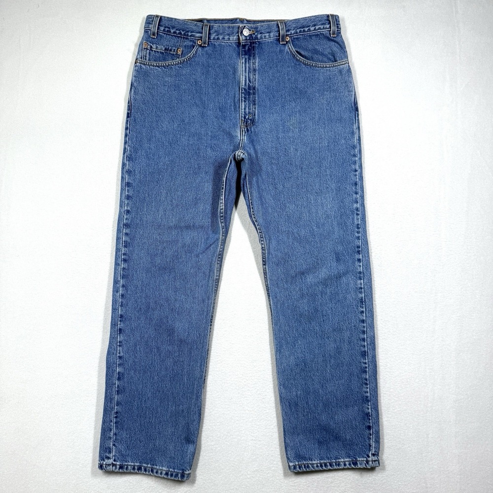 Vintage Levis 505 Jeans Mens 40x30 Made in USA Straight Leg Regular Fit 90s Y2K